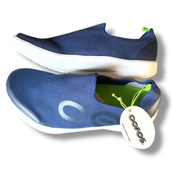 OOFOS OOZE Eezee Men Navy Slip On Shoes Style 5082 Size 11.5 USA‎ - Picture 4 of 8